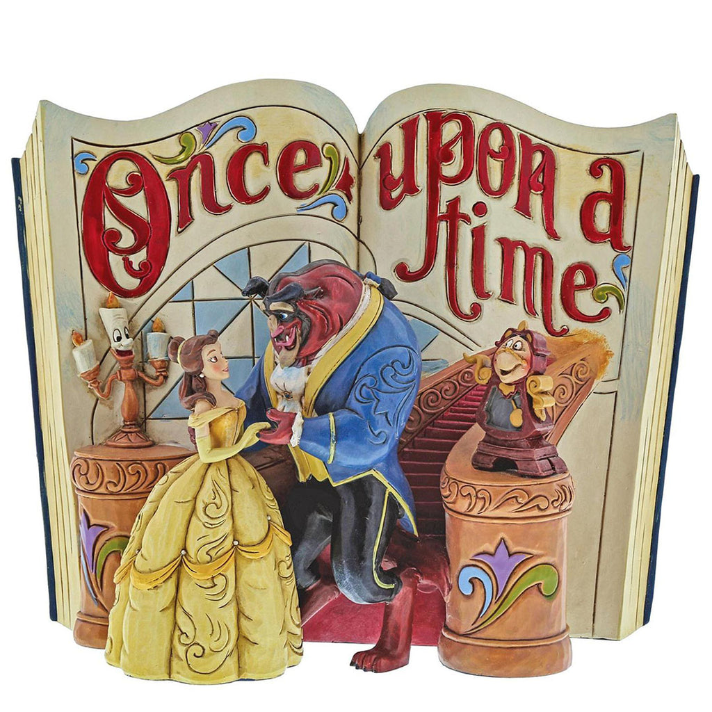 Jim Shore Beauty and Beast Storybook front
