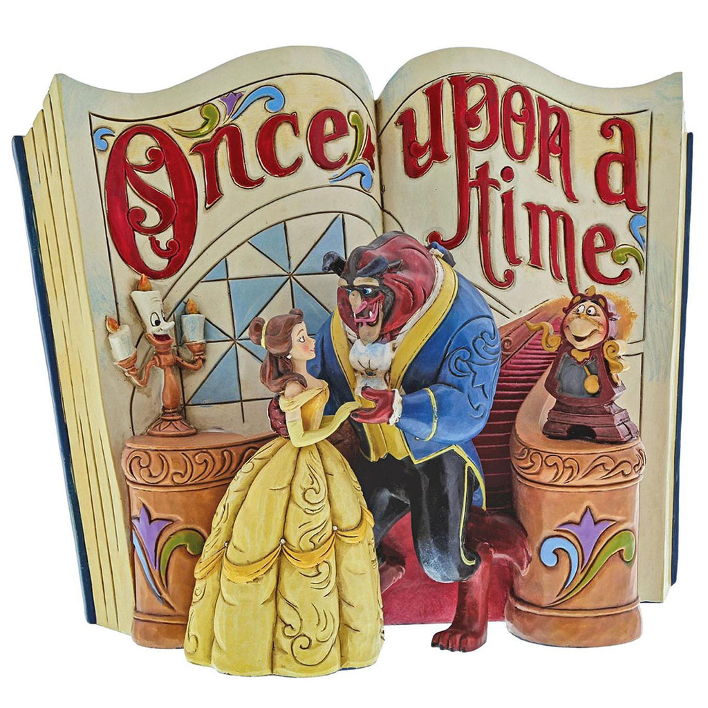 Jim Shore Beauty and Beast Storybook 