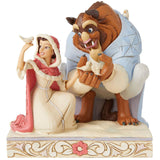 Jim Shore Belle and Beast White Woodland front