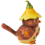 Jim Shore Bird with Flower Hat Figurine side