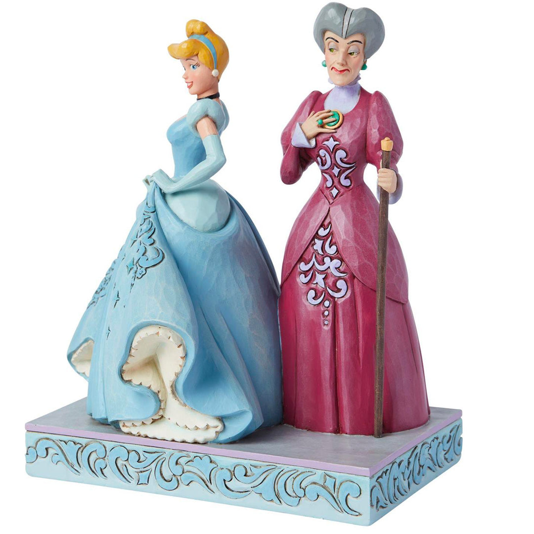 Jim Shore Cinderella vs. Lady Tremaine side