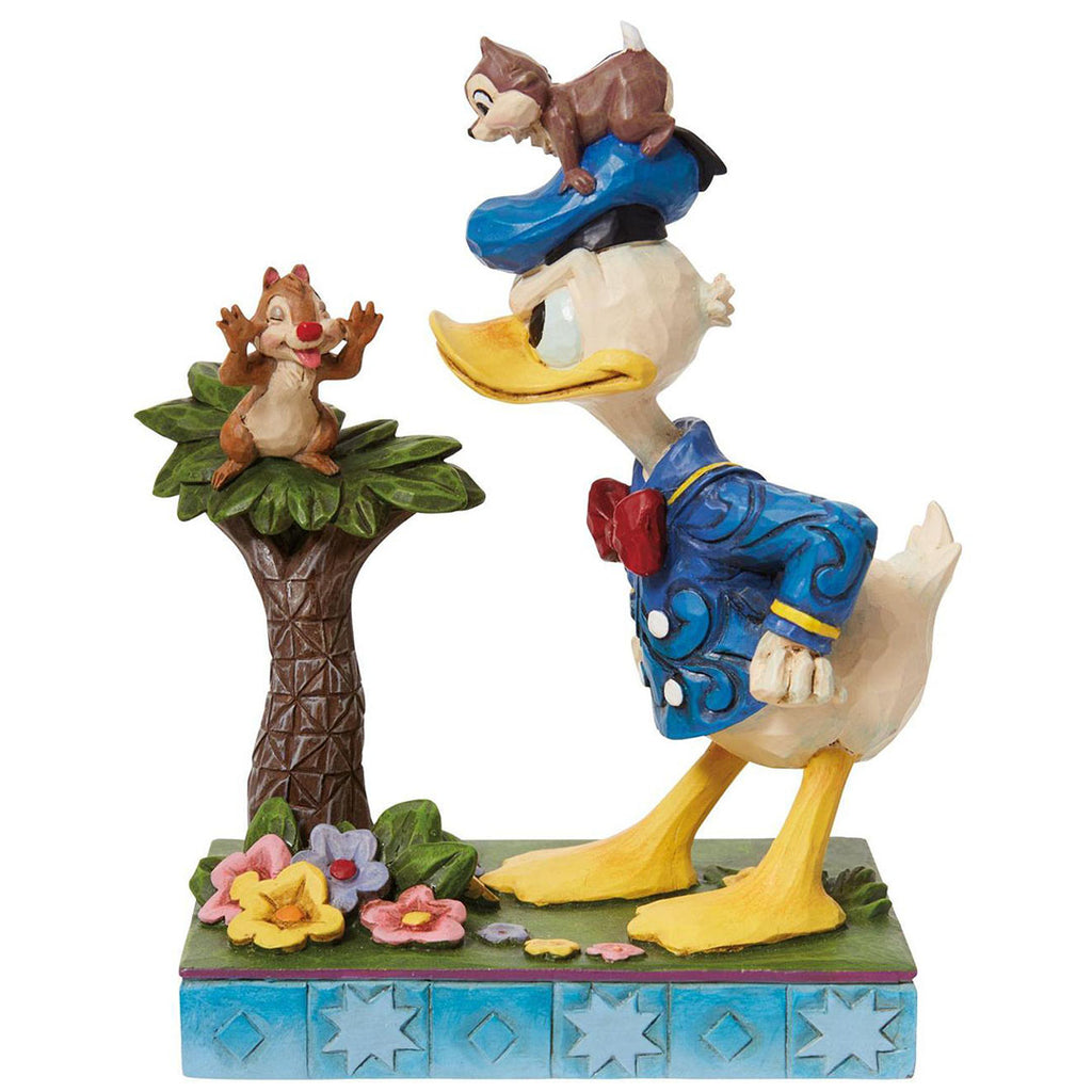 Jim Shore Donald with Chip and Dale side