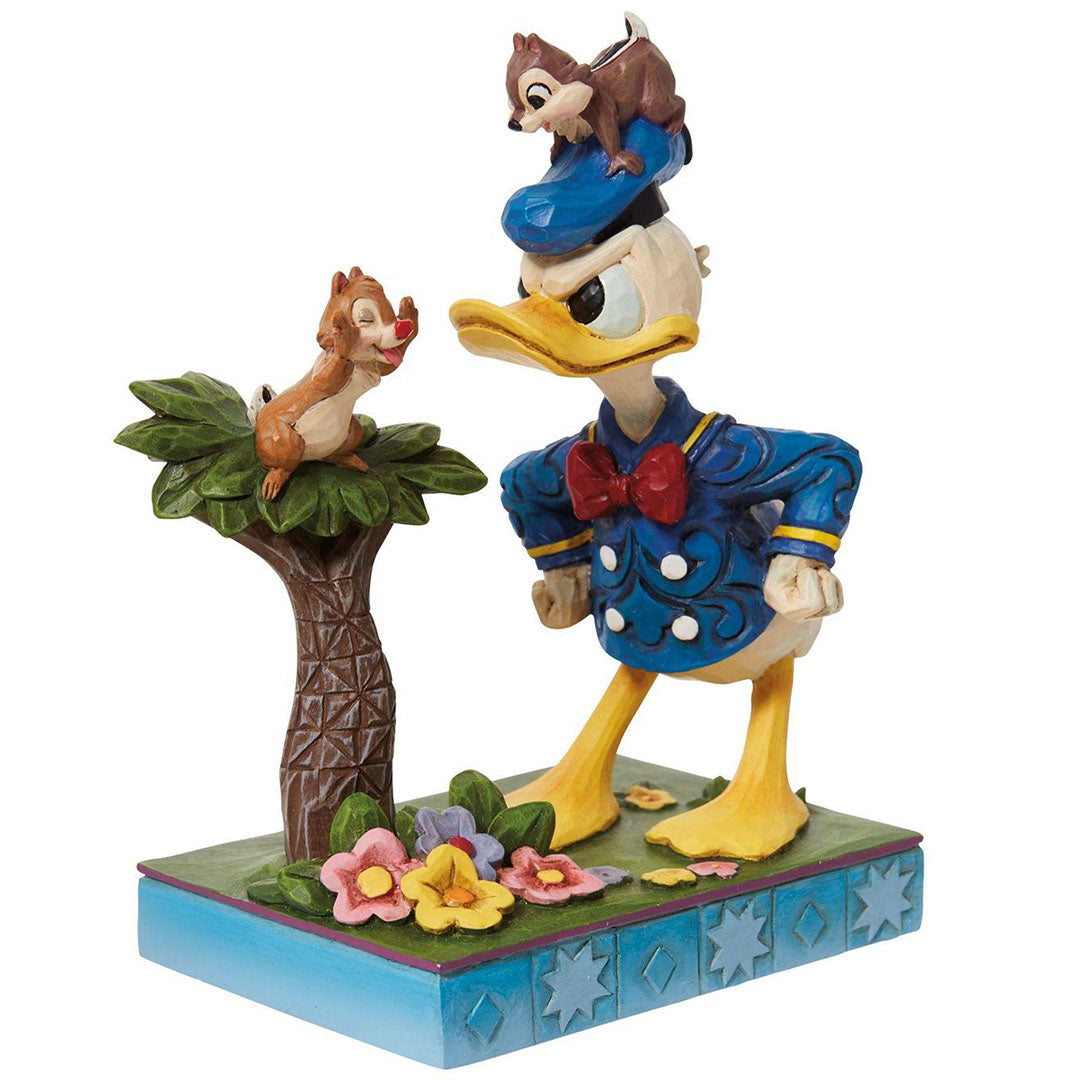 Jim Shore Donald with Chip and Dale side