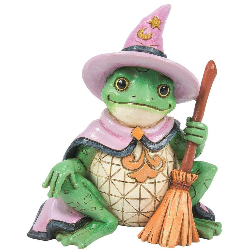 Jim Shore Frog Witch Mini front