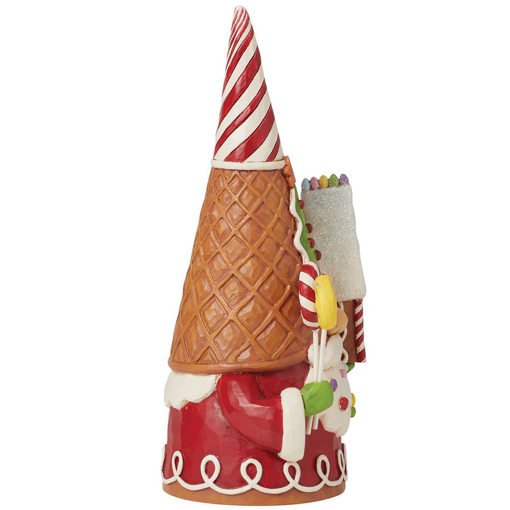Jim Shore Gingerbread Candy Cane Gnome right side
