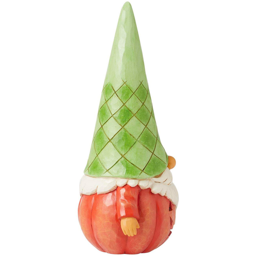 Jim Shore Gnome Pumpkin Figurine side