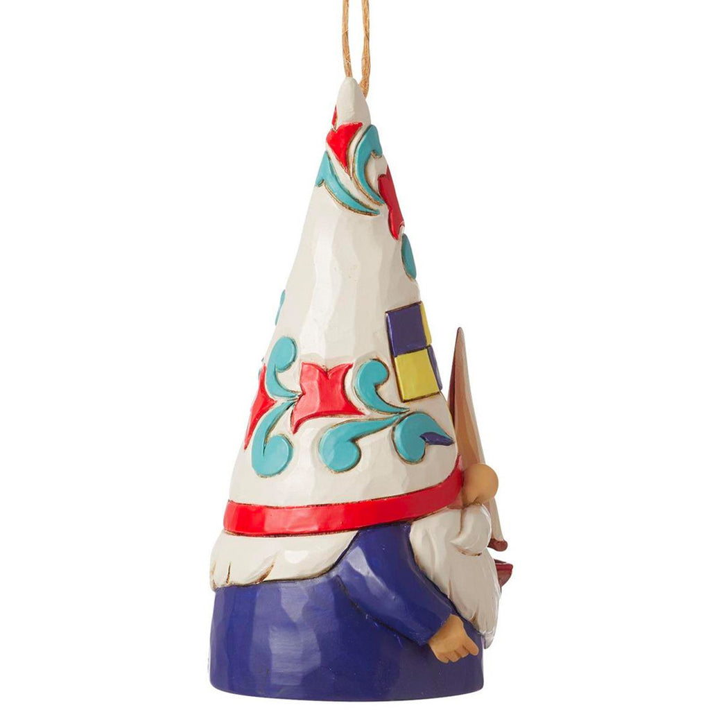 Jim Shore Gnome Sailboat Ornament side