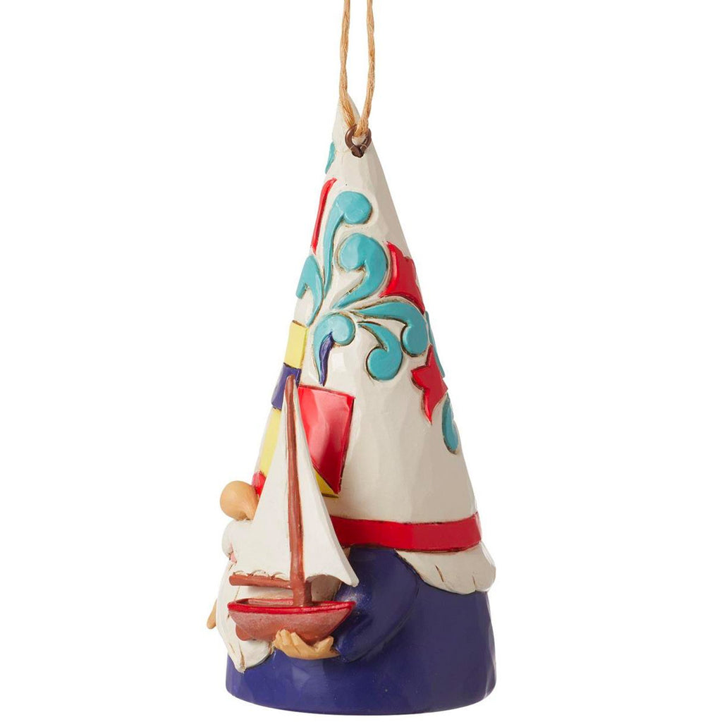 Jim Shore Gnome Sailboat Ornament side