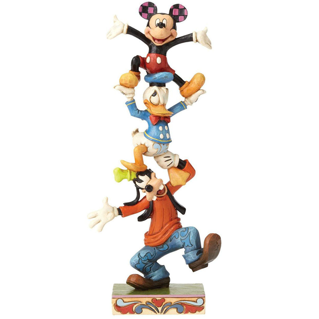 Jim Shore Goofy Donald and Mickey front