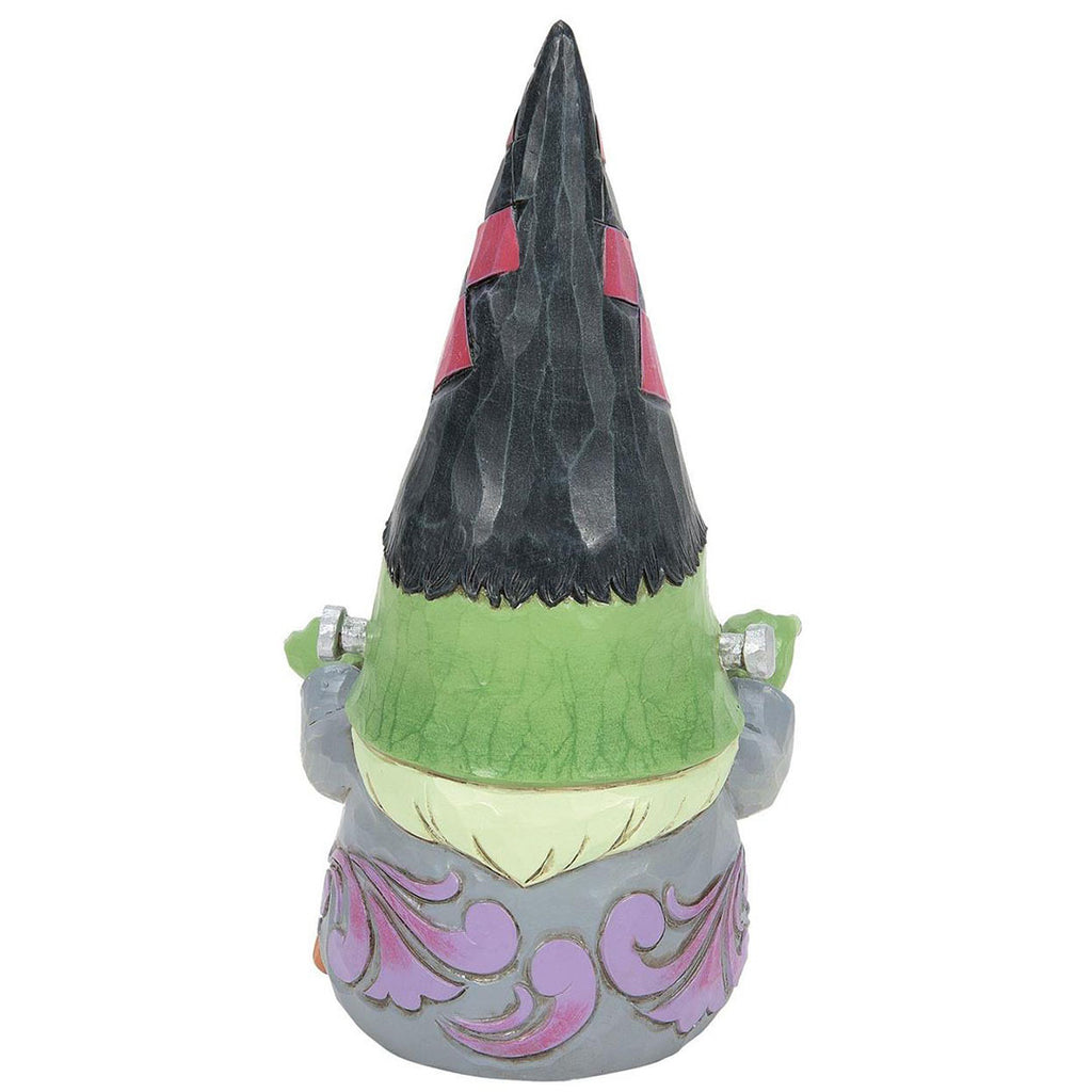 Jim Shore Green Monster Gnome 6.49" back