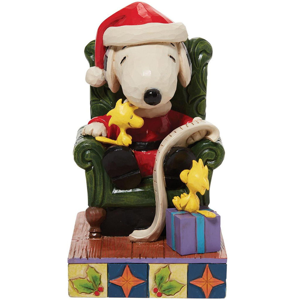 Jim Shore Hallmark Santa Snoopy with Woodstock front