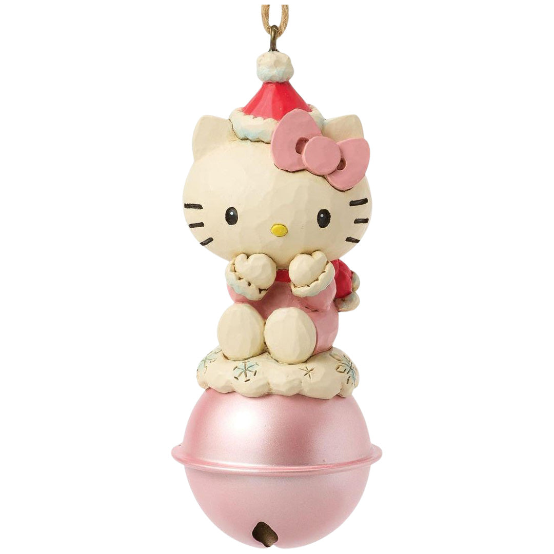 Jim Shore Hello Kitty Jingle Bell Ornament front