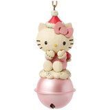 Jim Shore Hello Kitty Jingle Bell Ornament front