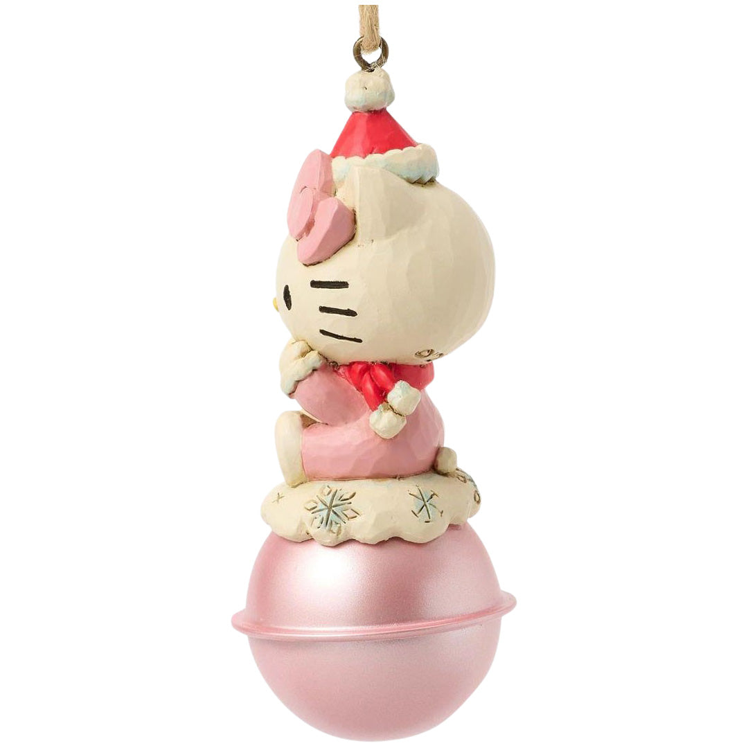 Jim Shore Hello Kitty Jingle Bell Ornament left side