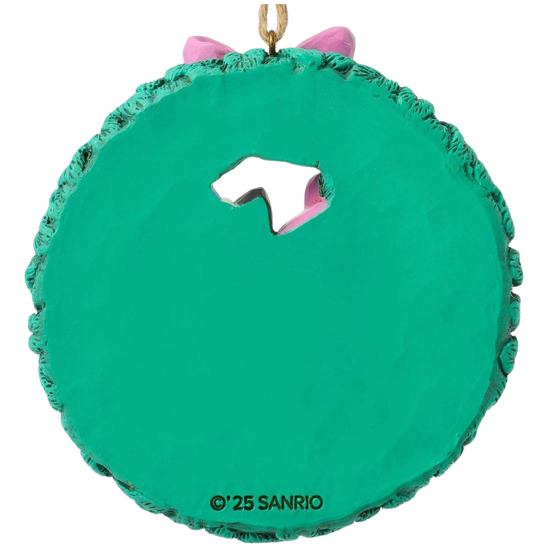 Jim Shore Hello Kitty and Friends Wreath Ornament back