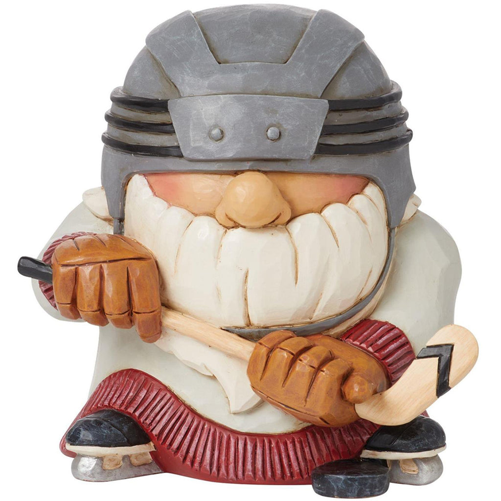 Jim Shore Gnome Hockey Player front