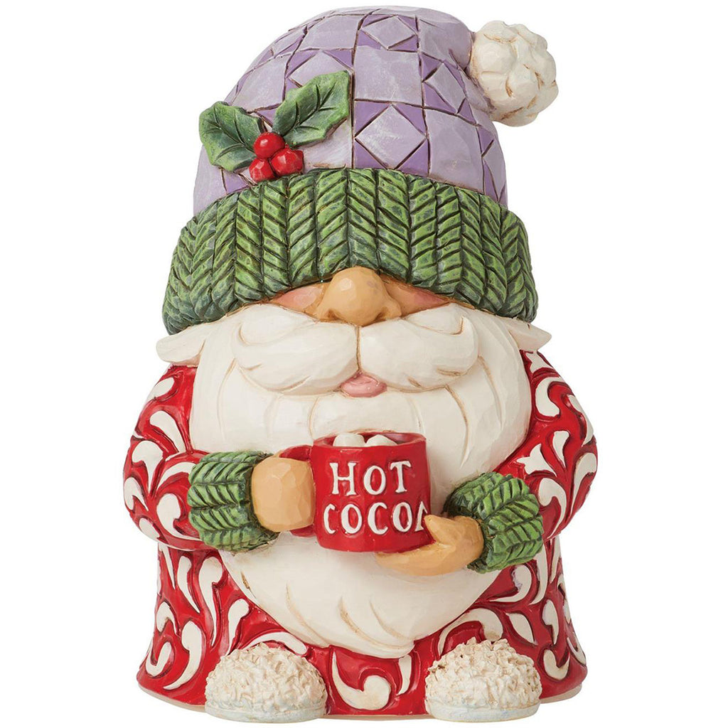 Jim Shore Hot Chocolate Gnome front