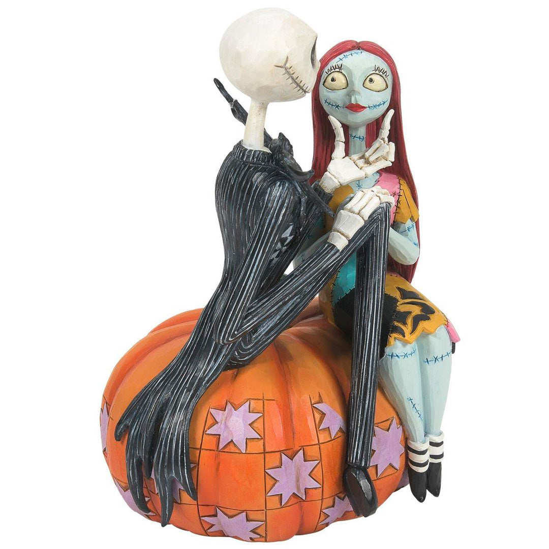 Jim Shore Jack and Sally on Pumpkin side