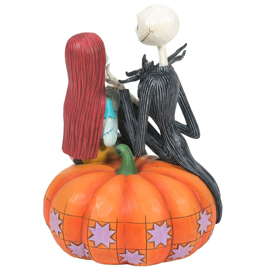 Jim Shore Jack and Sally on Pumpkin back
