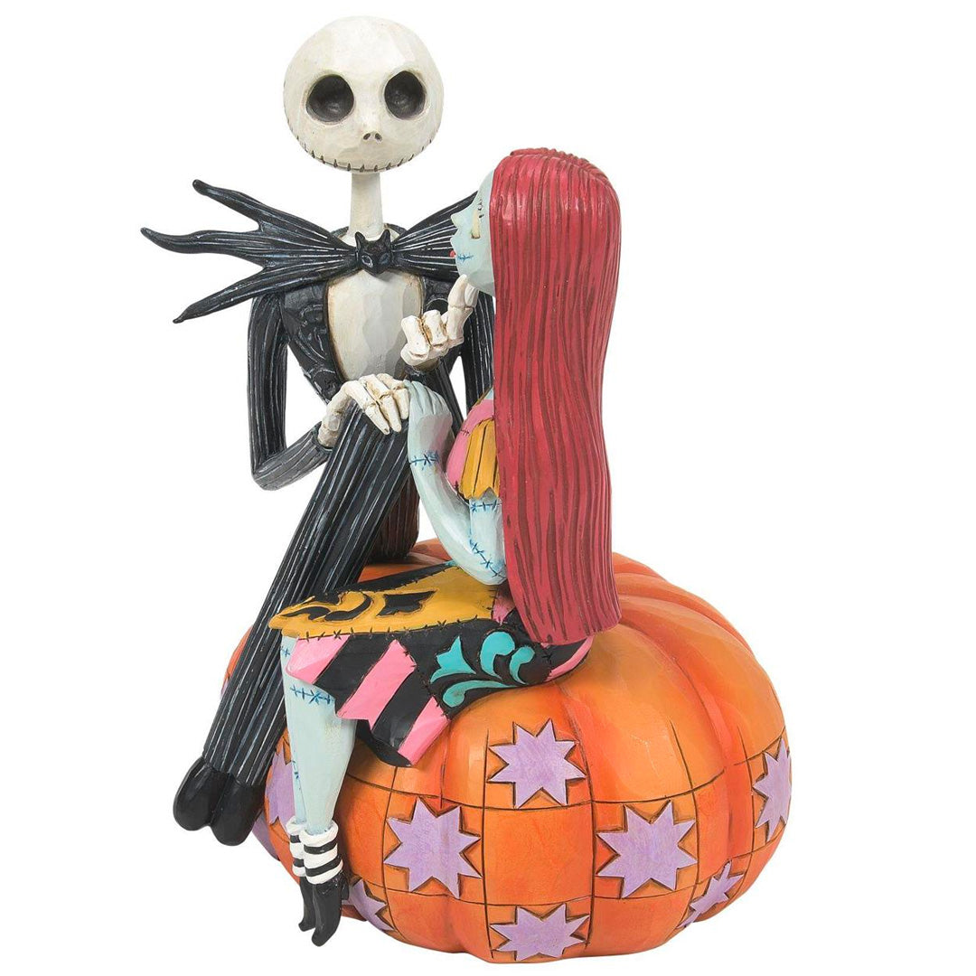 Jim Shore Jack and Sally on Pumpkin side