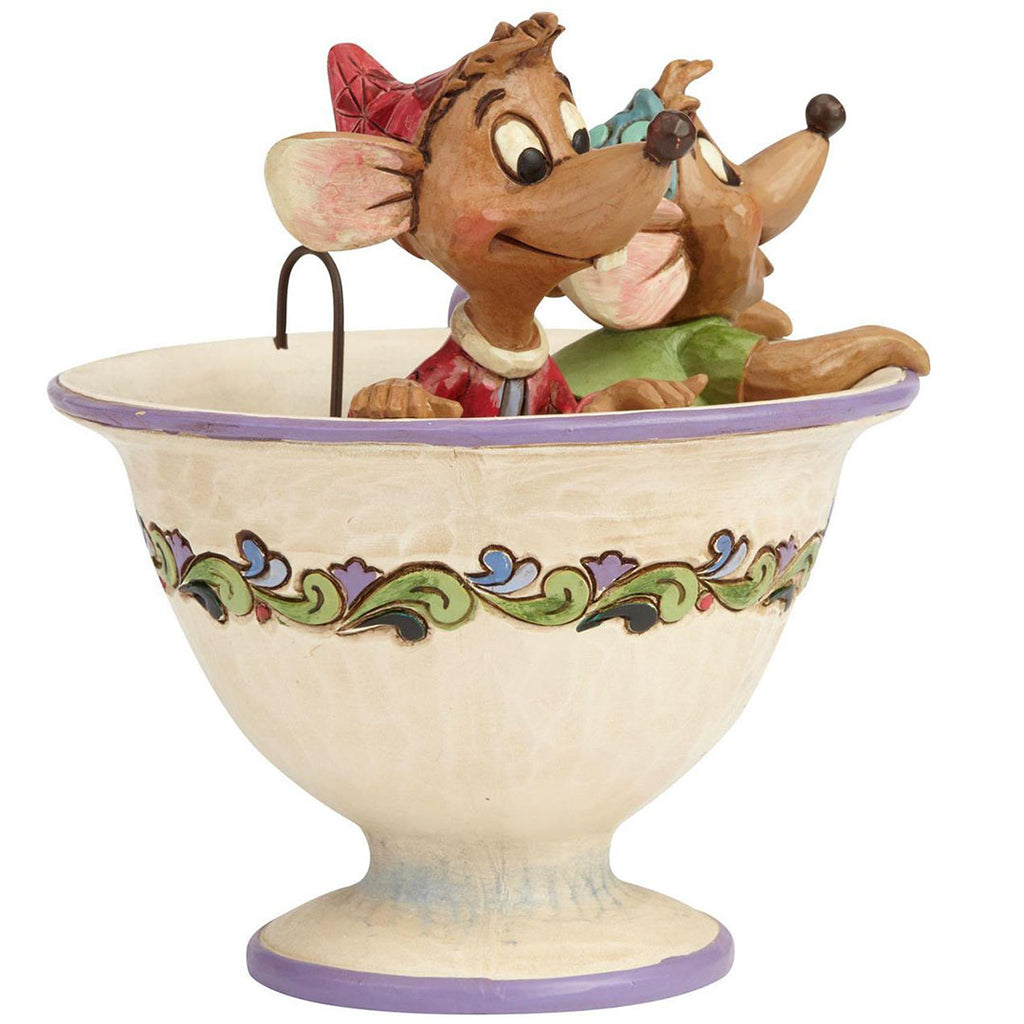 Jim Shore Jaq and Gus in Tea Cup front