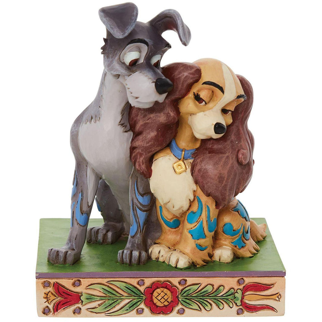 Jim Shore Lady and the Tramp Love front