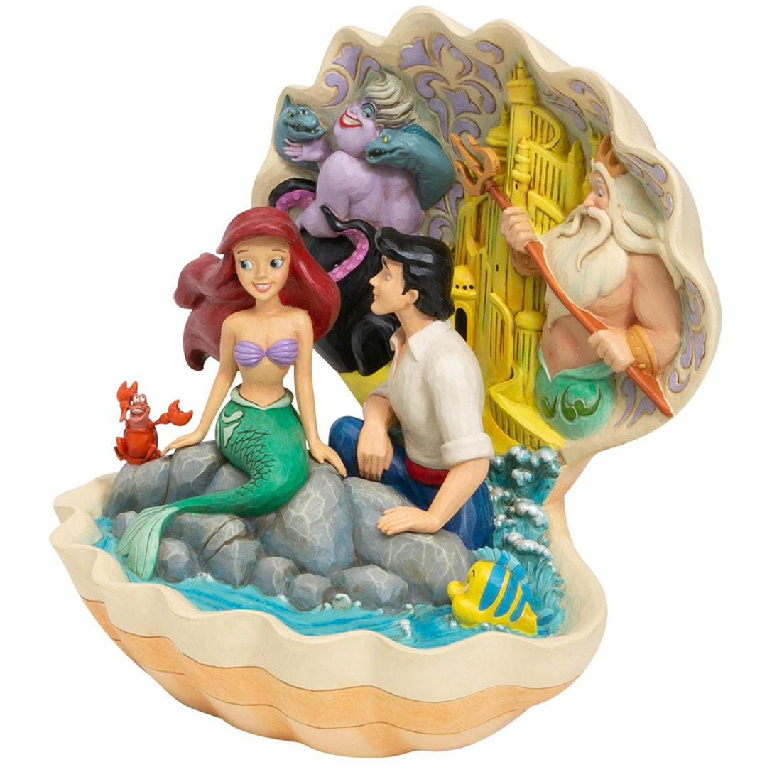 Jim Shore Little Mermaid Shell Scene side