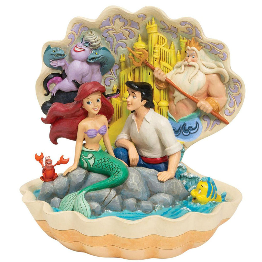 Jim Shore Little Mermaid Shell Scene front