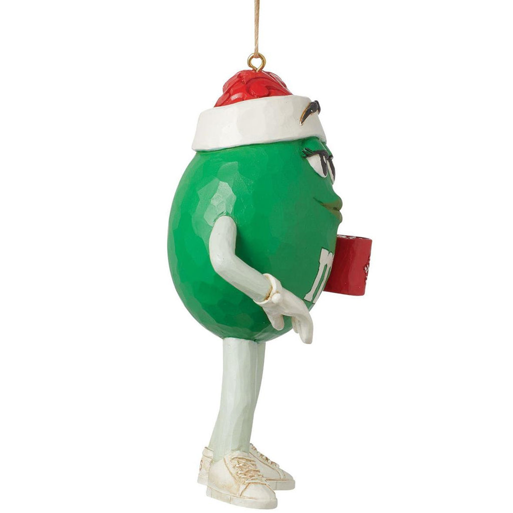 Jim Shore MMS Green Character in Hat Ornament right side
