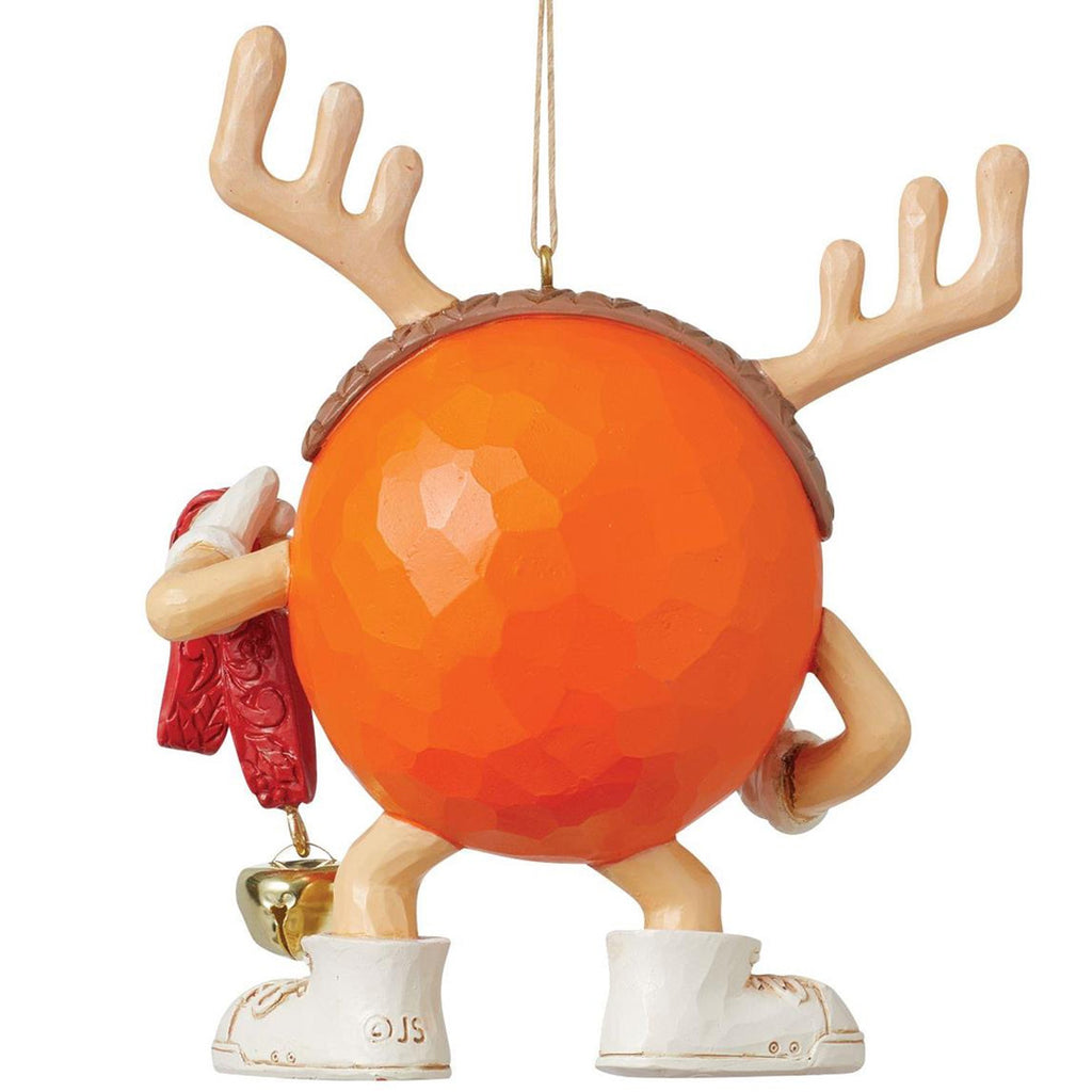 Jim Shore MMS Orange Character Ornament back