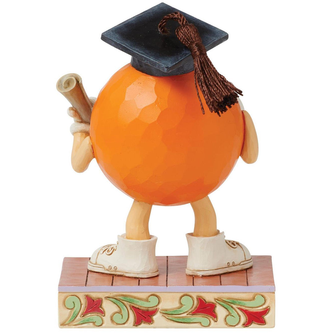 M&M'S Orange Character Graduation by Jim Shore – Cuddle Decor