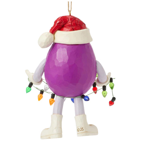 Jim Shore MMS Purple Character Ornament back