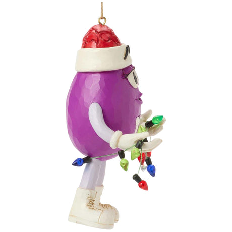 Jim Shore MMS Purple Character Ornament right side