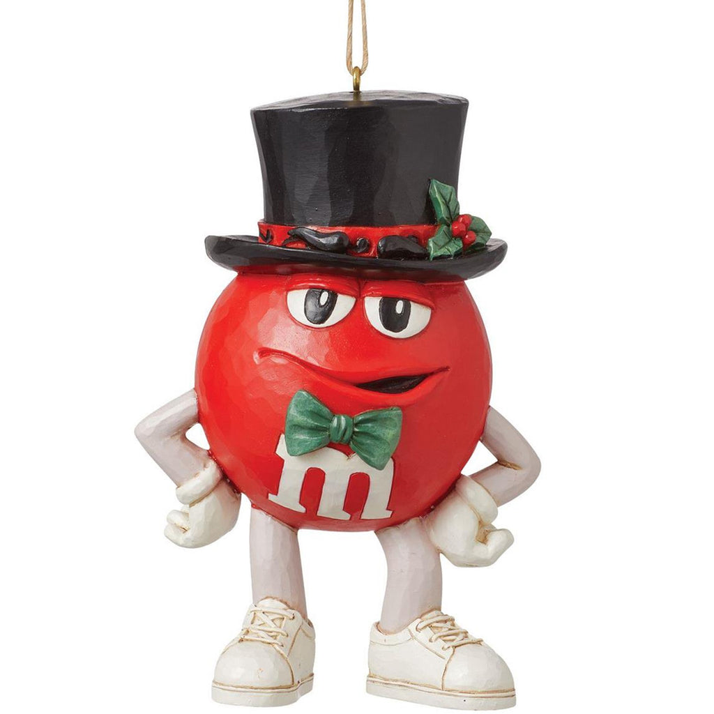 Jim Shore MMS Red Character in Hat Ornament front