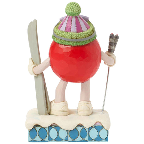 Jim Shore MMS Red Character with Skis back