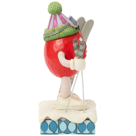 Jim Shore MMS Red Character with Skis right side