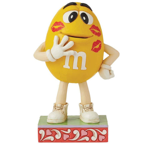 Jim Shore MMS Yellow Character Kiss Mark front