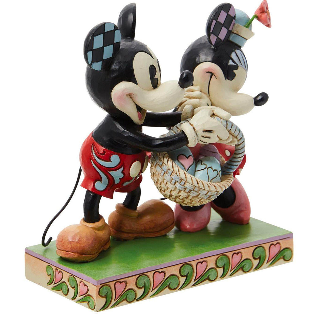 Jim Shore Mickey & Minnie Easter 5.7" side