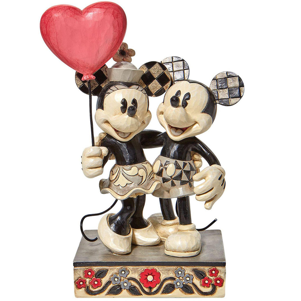 Jim Shore Mickey and Minnie Heart Balloon front