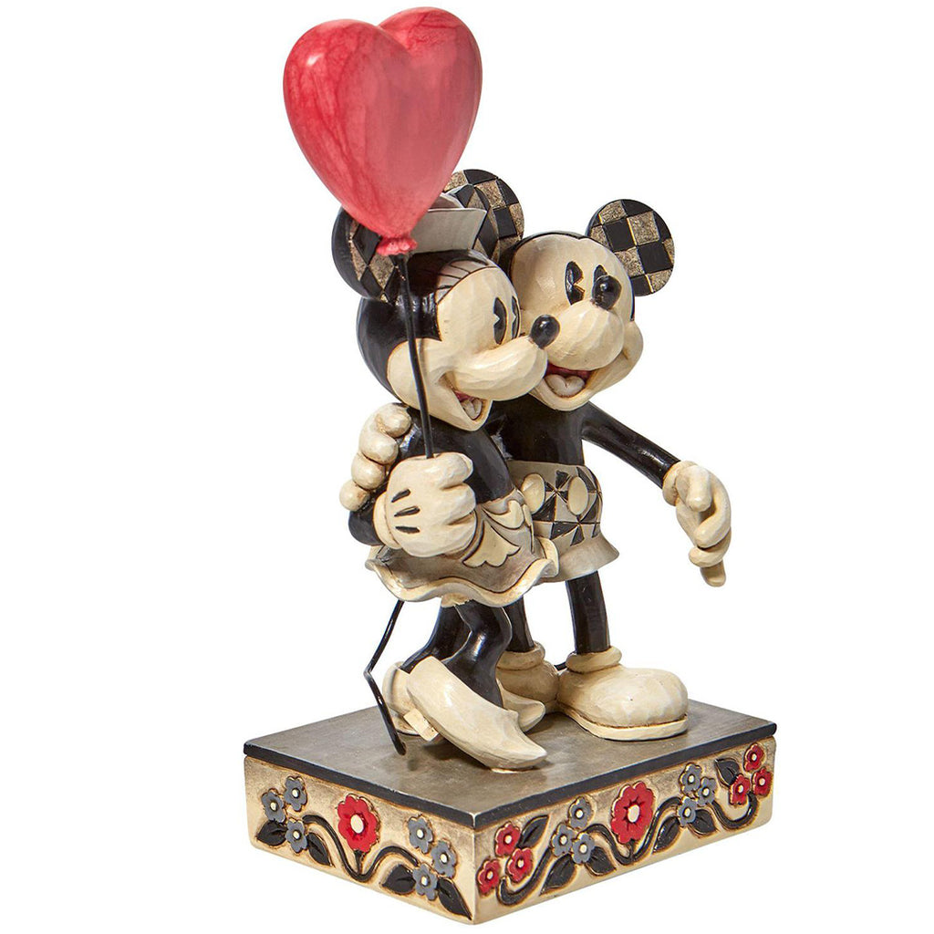 Jim Shore Mickey and Minnie Heart Balloon side