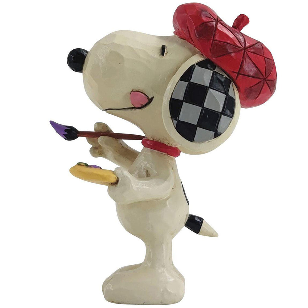 Jim Shore Snoopy Artist Mini front