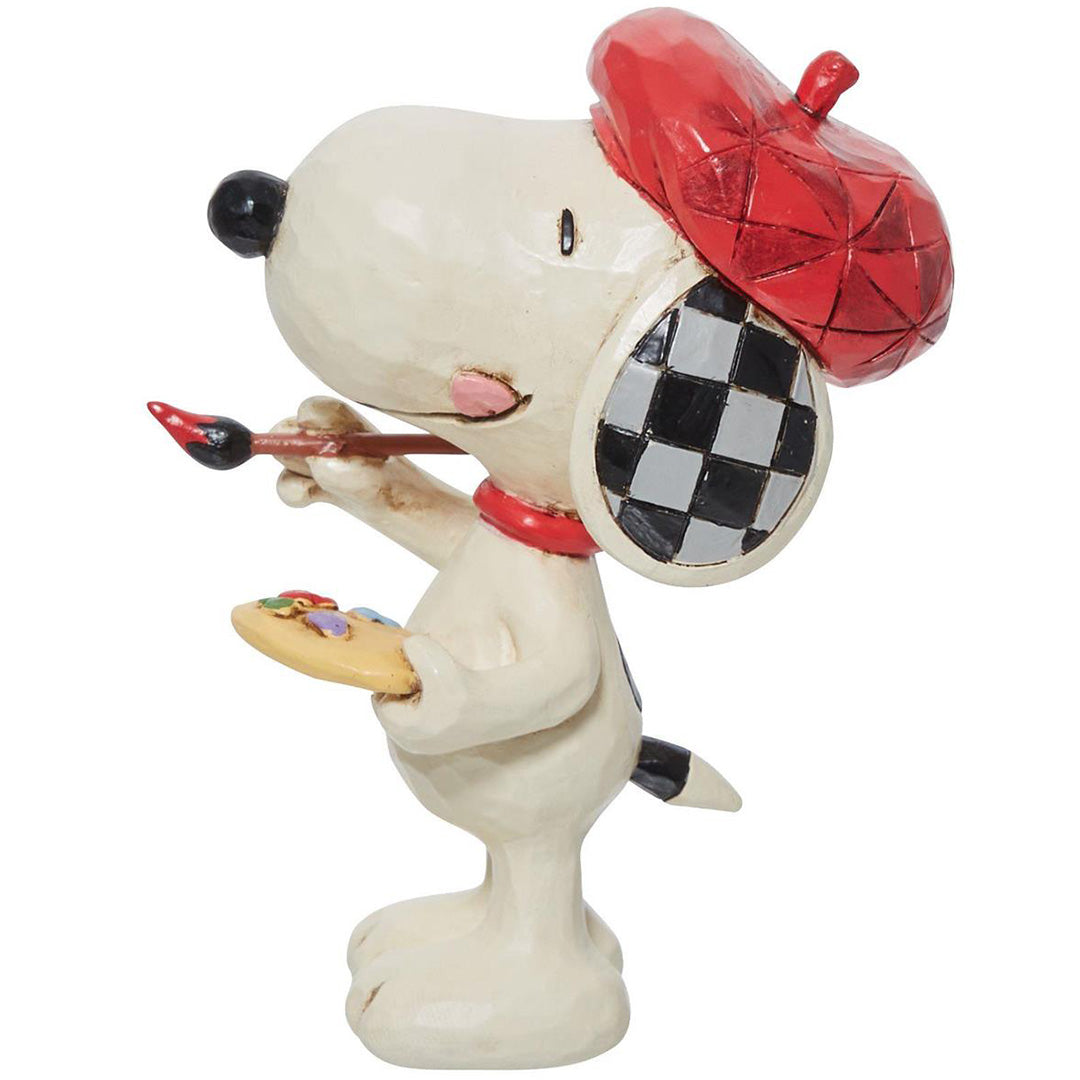 Jim Shore Snoopy Artist Mini side