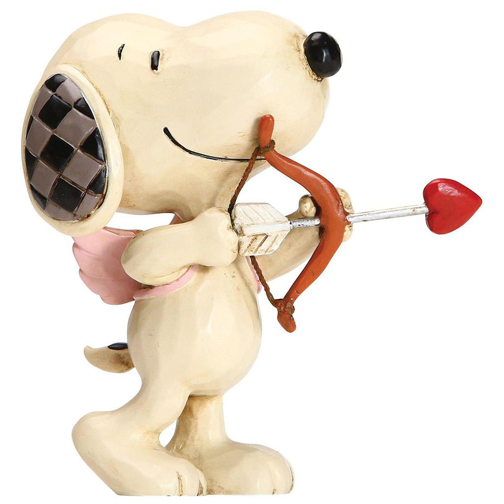 Jim Shore Mini Snoopy Cupid Love front
