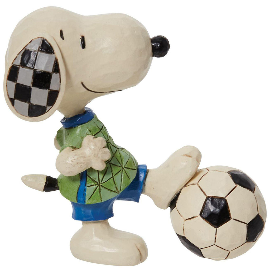 Jim Shore Snoopy Soccer Mini front