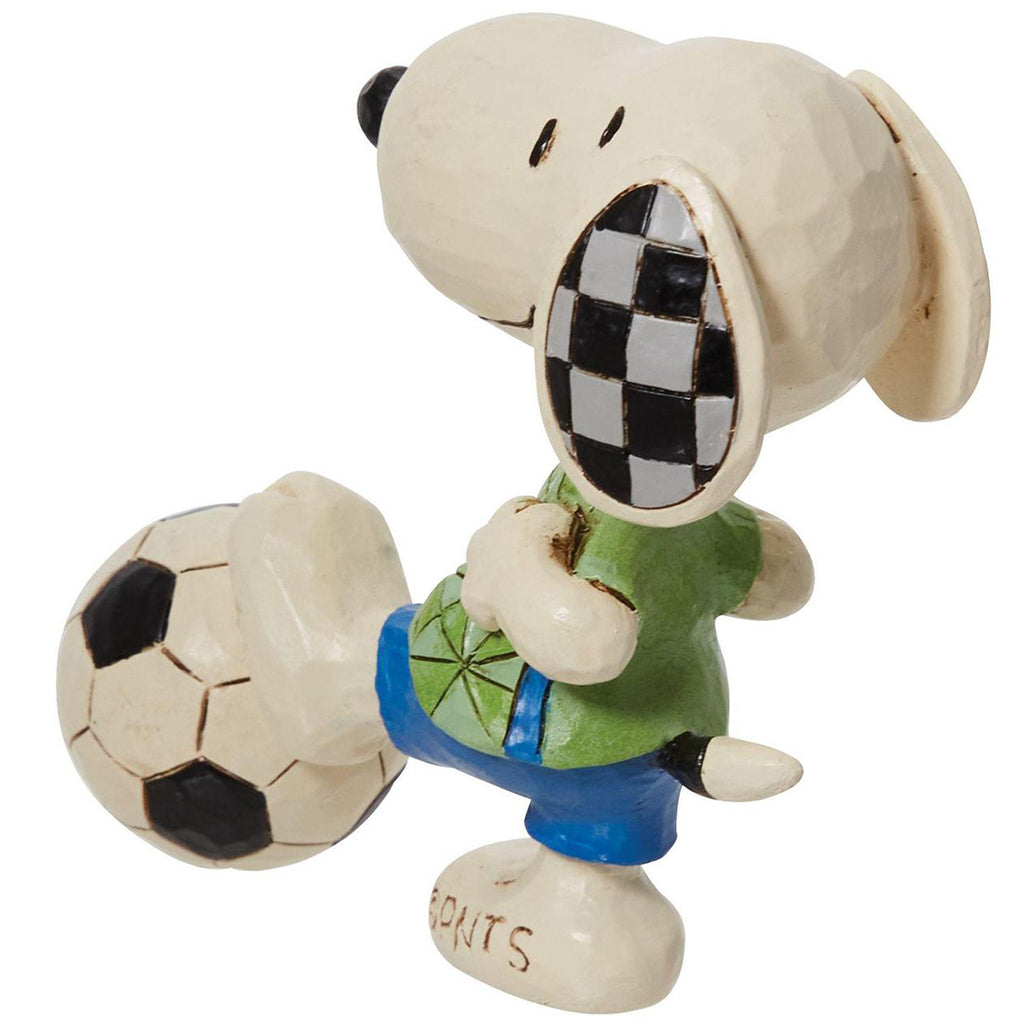 Jim Shore Snoopy Soccer Mini back