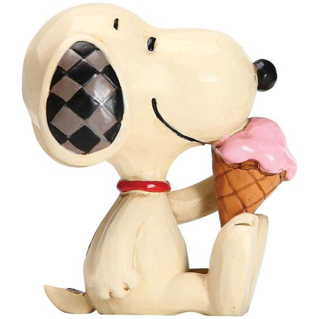 Jim Shore Snoopy with Ice Cream Mini side