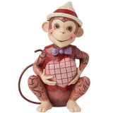Jim Shore Monkey with Heart Figurine front