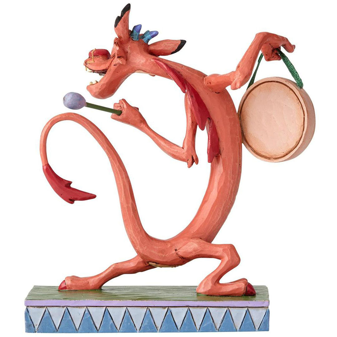 Jim Shore Mushu Personality Pose back