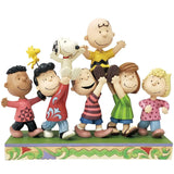 Jim Shore Peanuts Gang Celebration front