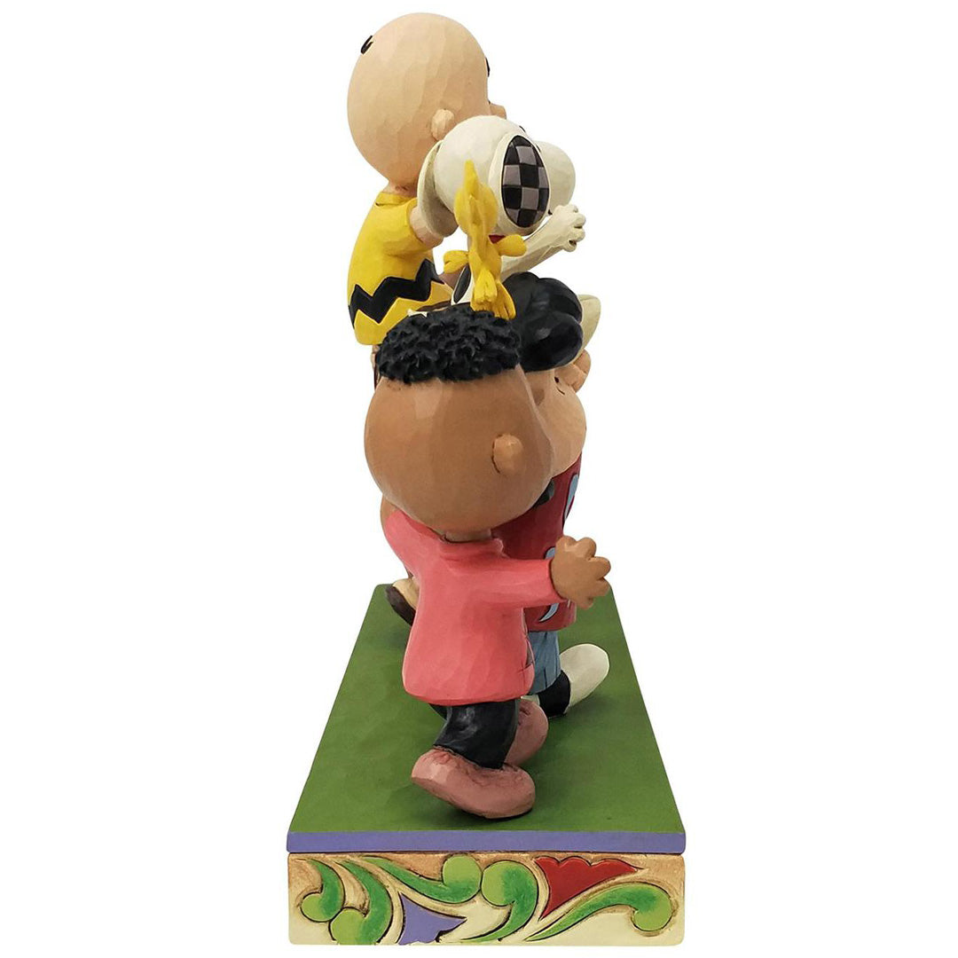 Jim Shore Peanuts Gang Celebration side